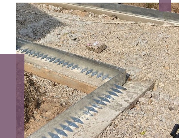 Нержавеющие бордюры в Климовске от 4760 руб. под ключ | ПРОЛЁТ-Клс