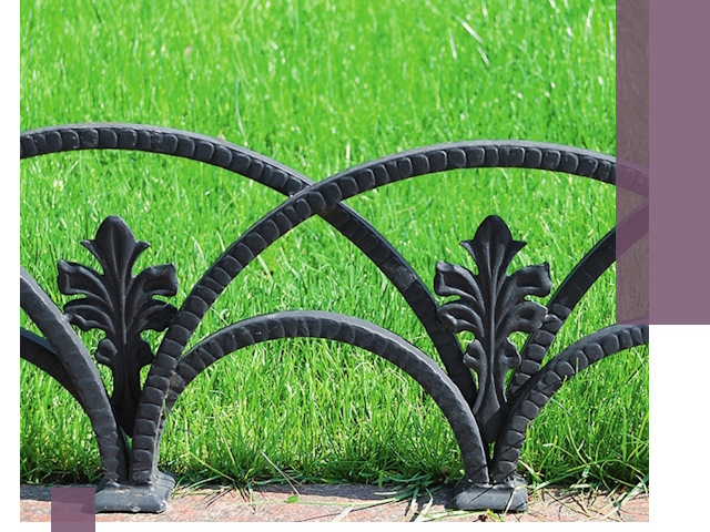 Декоративные металлические бордюры под ключ в Климовске