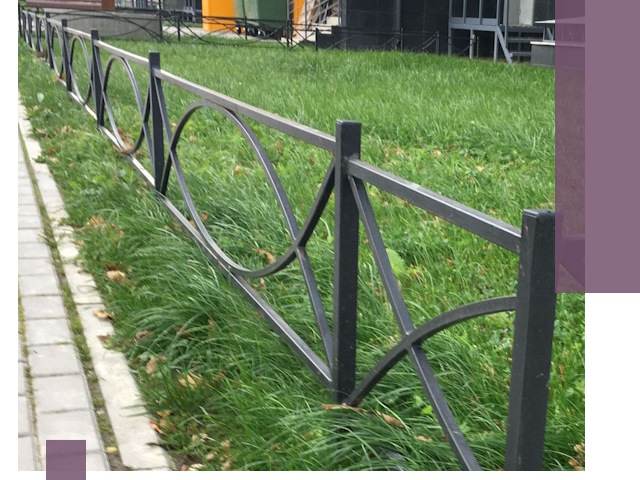 Газонные ограждения из металла в Климовске — монтаж и продажа