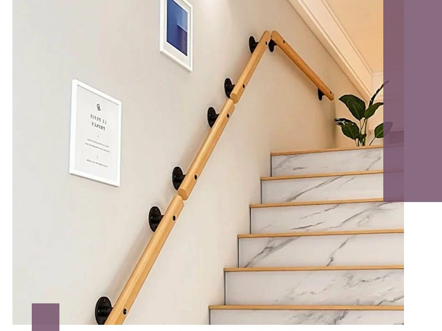 Поручни металлические и деревянные под ключ в Климовске