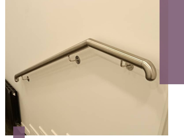 Изготовление пристенных поручней в Климовске под ключ за сроки