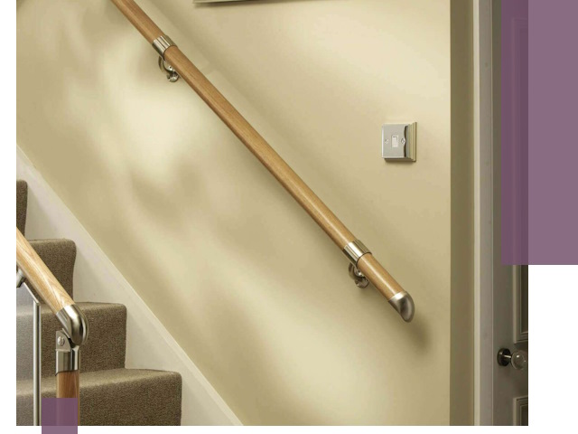 Монтаж пристенных поручней профессионально в Климовске