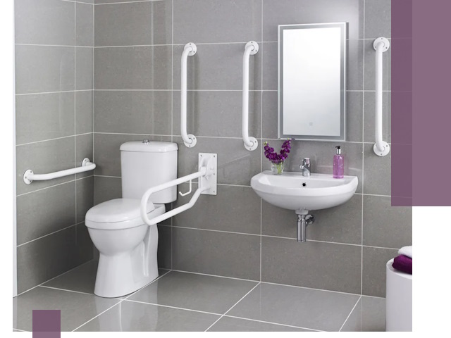 Поручни для санузлов в Климовске: установка, ремонт и монтаж