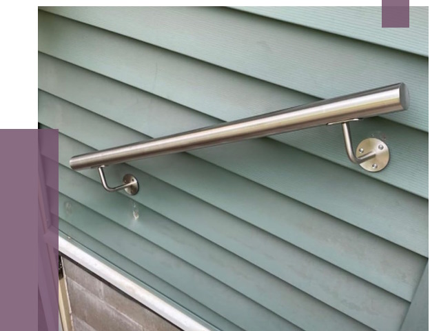 Поручни из нержавеющей стали в Климовске от 7596 руб.  | ПРОЛЁТ-Клс